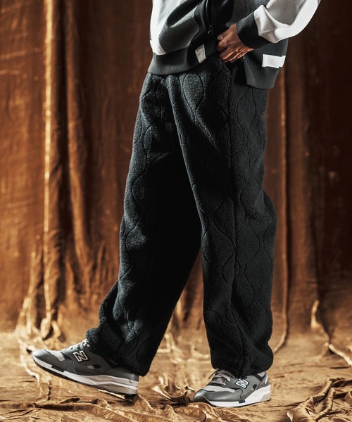 ANGENEHM（アンゲネーム）の「mp13977-Boa Quilt Pants ボアキルティングパンツ(AG05-006acf)（その他パンツ・メンズ・ブラック/ベージュ/ブラウン系その他・L/M/S）」の6枚目の写真
