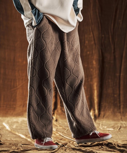 ANGENEHM（アンゲネーム）の「mp13977-Boa Quilt Pants ボアキルティングパンツ(AG05-006acf)（その他パンツ・メンズ・ブラック/ベージュ/ブラウン系その他・L/M/S）」の16枚目の写真