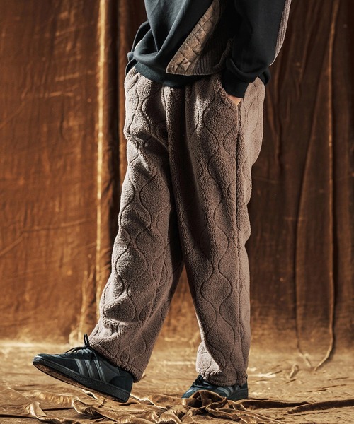 ANGENEHM（アンゲネーム）の「mp13977-Boa Quilt Pants ボアキルティングパンツ(AG05-006acf)（その他パンツ・メンズ・ブラック/ベージュ/ブラウン系その他・L/M/S）」の17枚目の写真