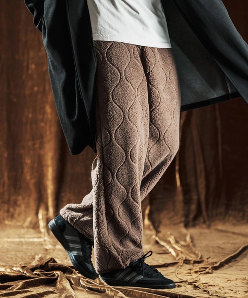 ANGENEHM（アンゲネーム）の「mp13977-Boa Quilt Pants ボアキルティングパンツ(AG05-006acf)（その他パンツ・メンズ・ブラック/ベージュ/ブラウン系その他・L/M/S）」の18枚目の写真