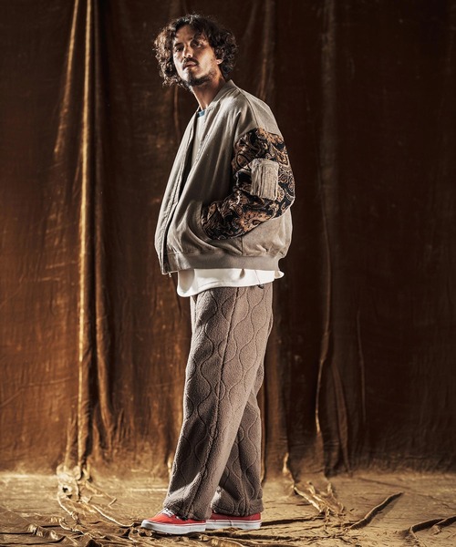 ANGENEHM（アンゲネーム）の「mp13977-Boa Quilt Pants ボアキルティングパンツ(AG05-006acf)（その他パンツ・メンズ・ブラック/ベージュ/ブラウン系その他・L/M/S）」の22枚目の写真