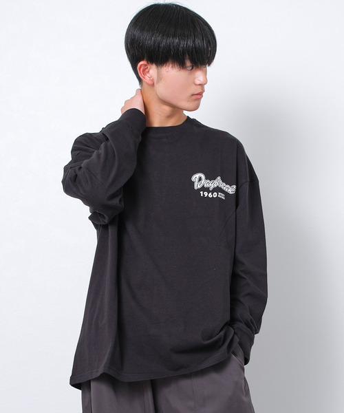 RAT EFFECT（ラットエフェクト）の「MYSTYROCKSスーパーBIGロングTシャツ（Tシャツ/カットソー・キッズ・カーキ/ブラック/オートミール・140/150/160/170/130）」の4枚目の写真