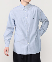 Gymphlex | オックスフォード 長袖ボタンダウンシャツ SOLID MEN