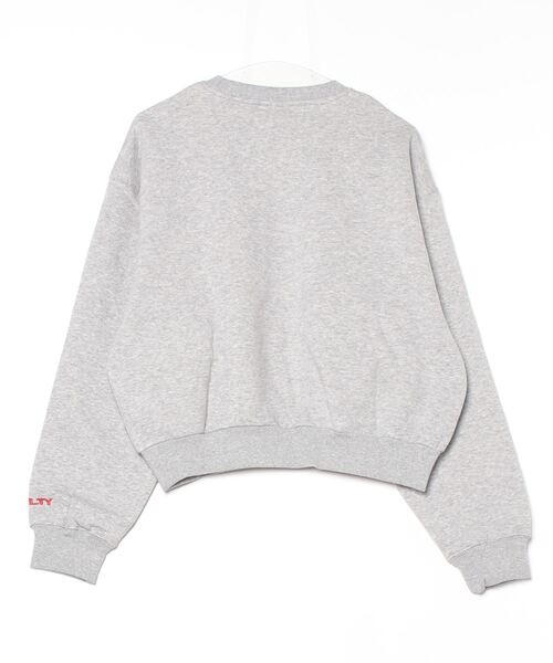 KELTY(ケルティ)の「ミニロゴクロップドクルーネックスウェット(スウェット・レディース・ネイビー/杢グレー/ブラック/ホワイト/ベージュ・FREE)」の6枚目の写真