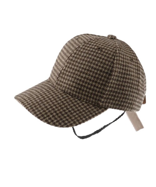 BRANSHES(ブランシェス)の「バックリボンキャップ(キャップ・キッズ・グレー/ブラウン・L/M)」の2枚目の写真