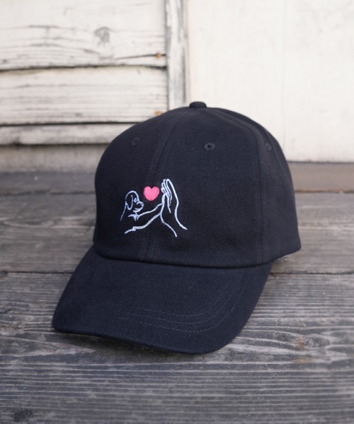 TOWAVASE MAVUNO キルト刺繍ベルベットキャップ DOG LOVE TOUGH CAP/ドッグ刺繍キャップ（キャップ）｜Ruben（ルーベン