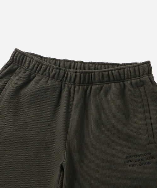 Saturdays NYC（サタデーズ ニューヨークシティ ）の「Austin Dobby Weave International Sweatshort（その他パンツ・メンズ・オリーブ/ブラック・XL/L/S/M）」の16枚目の写真