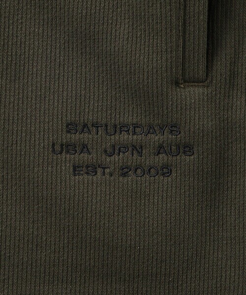 Saturdays NYC（サタデーズ ニューヨークシティ ）の「Austin Dobby Weave International Sweatshort（その他パンツ・メンズ・オリーブ/ブラック・XL/L/S/M）」の18枚目の写真
