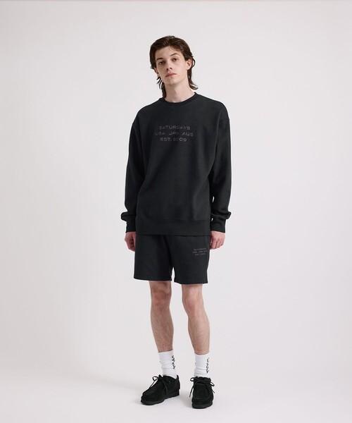 Saturdays NYC（サタデーズ ニューヨークシティ ）の「Austin Dobby Weave International Sweatshort（その他パンツ・メンズ・オリーブ/ブラック・XL/L/S/M）」の5枚目の写真