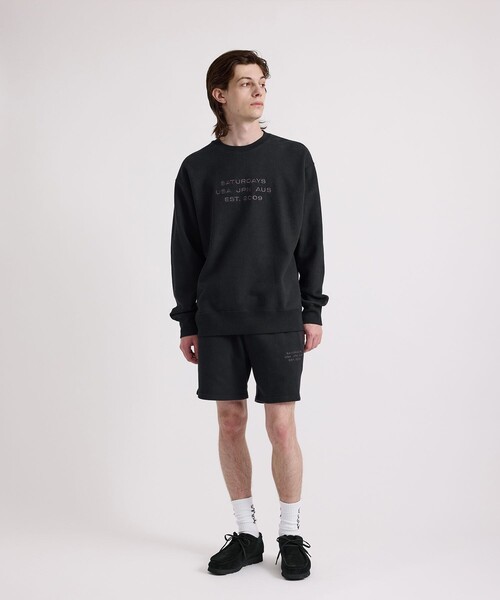 Saturdays NYC（サタデーズ ニューヨークシティ ）の「Austin Dobby Weave International Sweatshort（その他パンツ・メンズ・オリーブ/ブラック・XL/L/S/M）」の6枚目の写真
