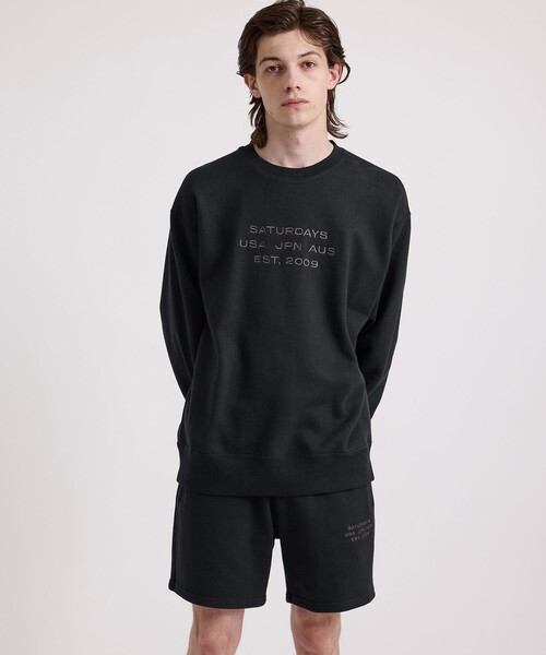 Saturdays NYC（サタデーズ ニューヨークシティ ）の「Austin Dobby Weave International Sweatshort（その他パンツ・メンズ・オリーブ/ブラック・XL/L/S/M）」の11枚目の写真