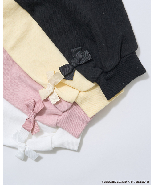 Lycee mine（リセマイン）の「【サンリオキャラクターズ】【毛玉バイバイ裏毛】変身パーカ&フレアスカートセット（セットアップ・キッズ・オフホワイト/クリーム/ブラック/ライトピンク・140cm/130cm/120cm/110cm/100cm）」の5枚目の写真