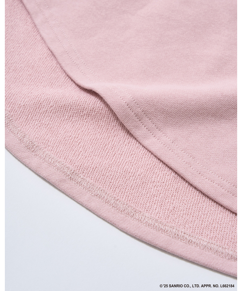 Lycee mine（リセマイン）の「【サンリオキャラクターズ】【毛玉バイバイ裏毛】変身パーカ&フレアスカートセット（セットアップ・キッズ・オフホワイト/クリーム/ブラック/ライトピンク・140cm/130cm/120cm/110cm/100cm）」の7枚目の写真