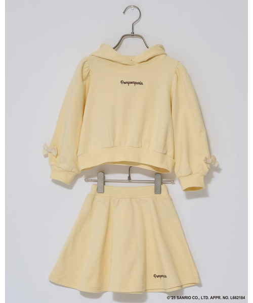 Lycee mine（リセマイン）の「【サンリオキャラクターズ】【毛玉バイバイ裏毛】変身パーカ&フレアスカートセット（セットアップ・キッズ・オフホワイト/クリーム/ブラック/ライトピンク・140cm/130cm/120cm/110cm/100cm）」の14枚目の写真