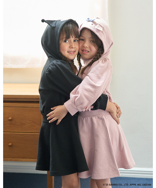 セール】【サンリオキャラクターズ】【毛玉バイバイ裏毛】変身パーカ