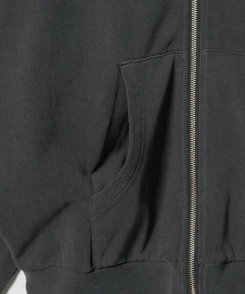 MONKEY TIME（モンキータイム）の「オゾンウォッシュ フレンチテリー フルジップ フーディー（パーカー・メンズ・ライム/ダークブラウン/ブラック・M/S/XL/L）」の8枚目の写真