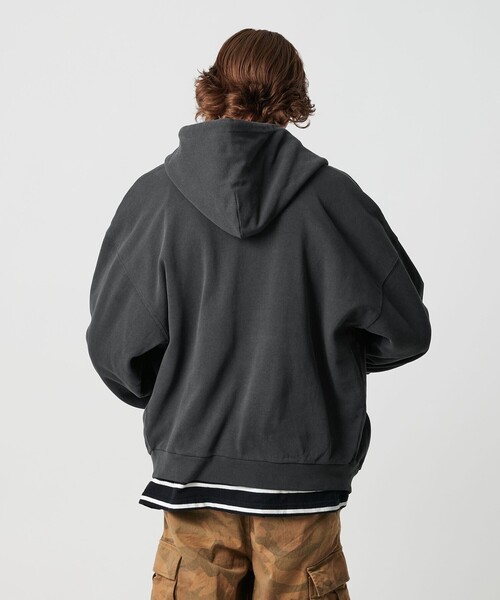 オゾンウォッシュ フレンチテリー フルジップ フーディー（パーカー