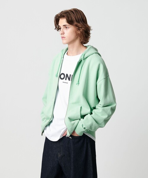 セール】オゾンウォッシュ フレンチテリー フルジップ フーディー