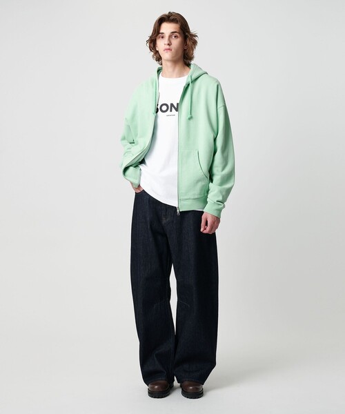 オゾンウォッシュ フレンチテリー フルジップ フーディー（パーカー