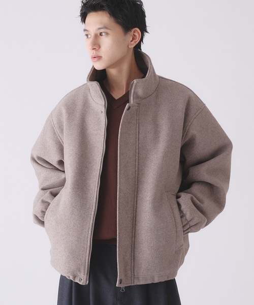 セール】STAND NECK SHAGGY BLOUSON / スタンドネックシャギーブルゾン