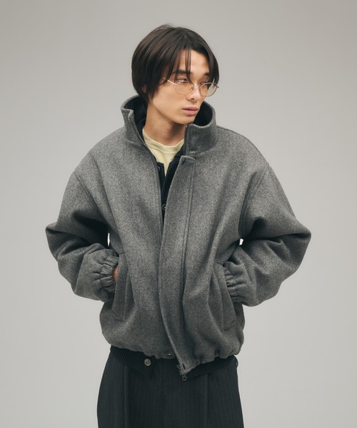 clover様 ブルゾン Sグレージュ AZUL BY MOUSSY | 総柄ジャガードオーバーブルゾン (ジャケット