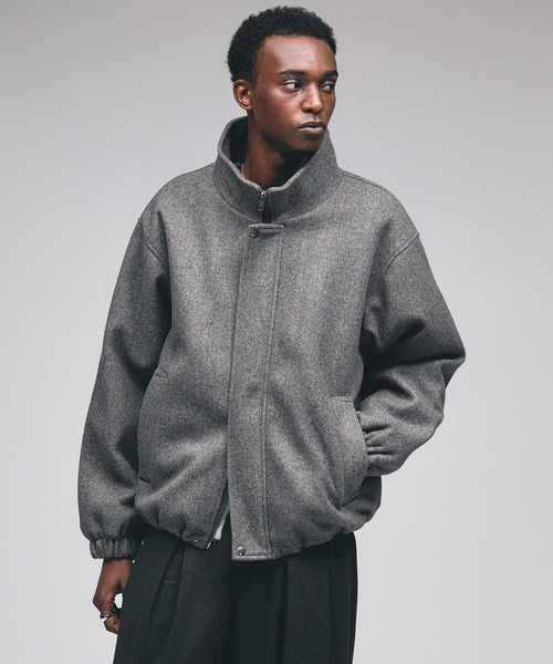 STAND NECK SHAGGY BLOUSON / スタンドネックシャギーブルゾン