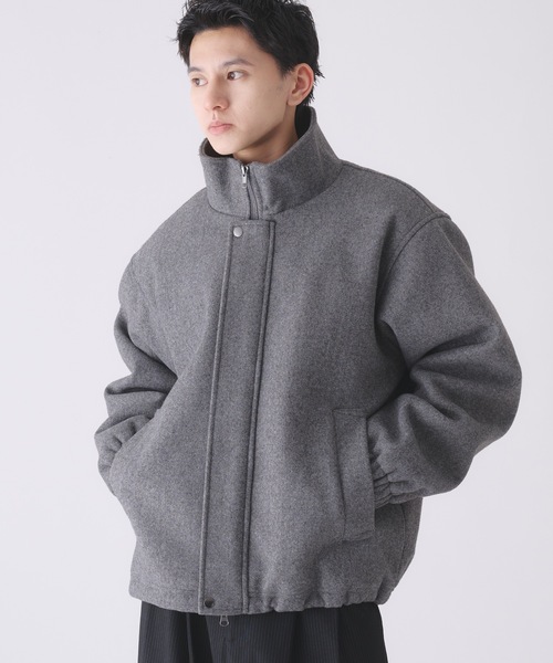 セール】STAND NECK SHAGGY BLOUSON / スタンドネックシャギーブルゾン