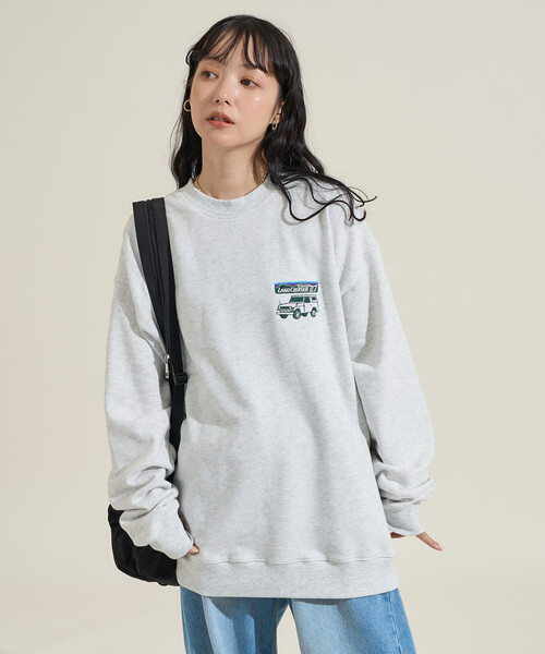 セール】ランクル ワッペンデザイン クルーネックスウェット