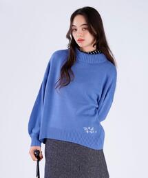 agnes.b スイングトップブルゾン リブニット ネイビー/UW272 fit=scale-down,w=1200