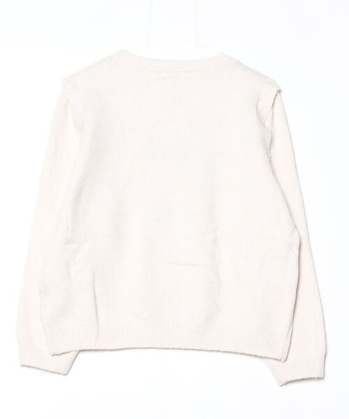 TITTY&CO.(ティティーアンドコー)の「ネコデザインジャガードニット(ニット/セーター・レディース・ネイビー/アイボリー/グレー・FREE)」の6枚目の写真