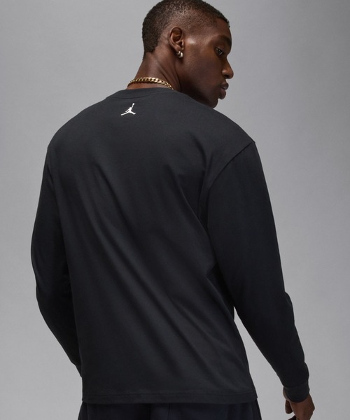JORDAN BRAND(ジョーダンブランド)の「JORDAN BRAND M J BRAND PHOTO LS CREW / ジョーダン ブランド ジョーダン ブランド フォト L/S クルー / NIKE【SP】(Tシャツ/カットソー・メンズ・ブラック/ホワイト・XL/L/M/S/XXL)」の9枚目の写真