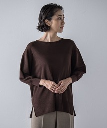 SARIニットプルオーバー≪手洗い可能≫