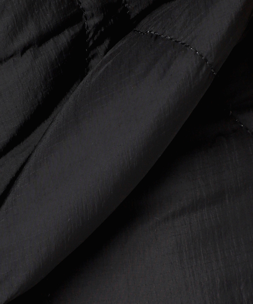 WILD THINGS（ワイルドシングス）の「《追加》別注 WILD THINGS×TAION×relume HAPPY JKT：リバーシブルダウン（ダウンジャケット/コート・レディース・ブラック/ベージュ・SMALL/MEDIUM）」の7枚目の写真