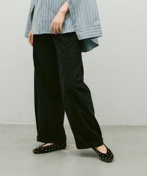 Lutim by u(ルチバイユー)の「Velvet pearl dot pumps / ベルベットパールドットパンプス(パンプス・レディース・ブラウン/ブラック・24.5/23.5)」の9枚目の写真