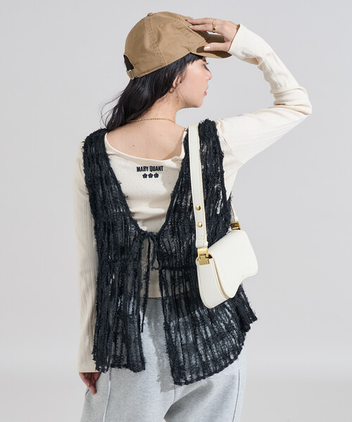 セール】2WAY フェザーフリンジベスト（ベスト）｜FREAK'S STORE