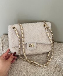 prose verse | ボアキルティングショルダーバッグ(ショルダーバッグ)