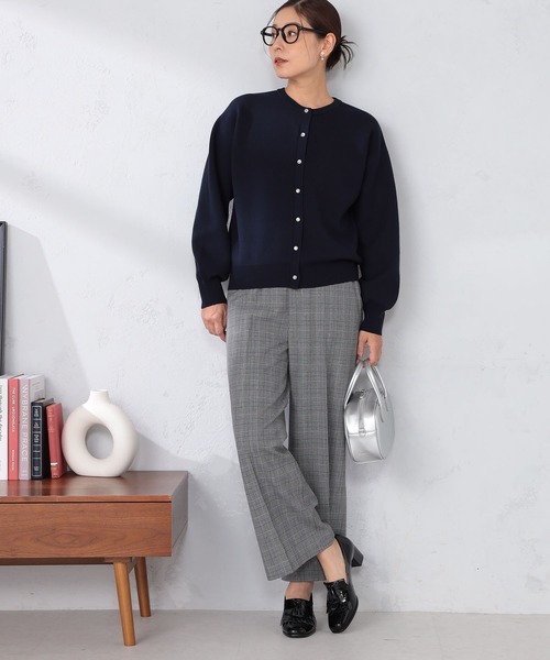 GALLORIA（ギャローリア）の「ドットボタンクルーカーディガン（カーディガン/ボレロ・レディース・ネイビー/マスタード/グレー・M/L/LL/S）」の11枚目の写真