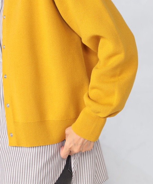 GALLORIA（ギャローリア）の「ドットボタンクルーカーディガン（カーディガン/ボレロ・レディース・ネイビー/マスタード/グレー・M/L/LL/S）」の15枚目の写真