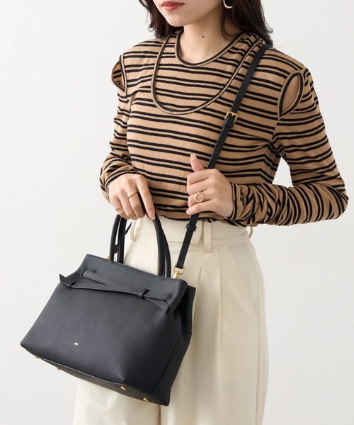 tov(トーヴ)の「【TOV】26SS新作MIMI TOTE S(トートバッグ・レディース・ブラック/ブラウン/ホワイト/グレイッシュベージュ・FREE)」の8枚目の写真