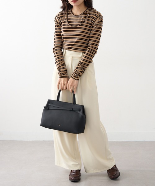 tov(トーヴ)の「【TOV】26SS新作MIMI TOTE S(トートバッグ・レディース・ブラック/ブラウン/ホワイト/グレイッシュベージュ・FREE)」の18枚目の写真