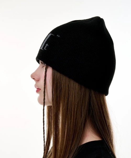 MUCENT(ムセント)の「◇MUCENT◇MUCENT ミューセント シグネチャー ビーニー MUCENT MUCENT SIGNATURE BEANIE(ニットキャップ/ビーニー・レディース・アイボリー/ブラック/ベージュ/グレー・FREE)」の6枚目の写真