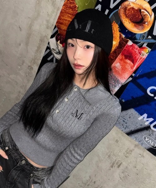 MUCENT(ムセント)の「◇MUCENT◇MUCENT ミューセント シグネチャー ビーニー MUCENT MUCENT SIGNATURE BEANIE(ニットキャップ/ビーニー・レディース・アイボリー/ブラック/ベージュ/グレー・FREE)」の7枚目の写真