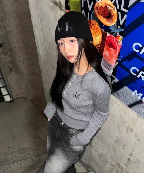 MUCENT(ムセント)の「◇MUCENT◇MUCENT ミューセント シグネチャー ビーニー MUCENT MUCENT SIGNATURE BEANIE(ニットキャップ/ビーニー・レディース・アイボリー/ブラック/ベージュ/グレー・FREE)」の14枚目の写真