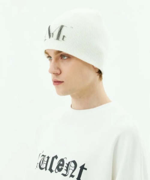 MUCENT(ムセント)の「◇MUCENT◇MUCENT ミューセント シグネチャー ビーニー MUCENT MUCENT SIGNATURE BEANIE(ニットキャップ/ビーニー・レディース・アイボリー/ブラック/ベージュ/グレー・FREE)」の11枚目の写真