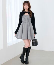 MAJESTIC LEGON | ふわふわニット×ミニワンピセット(ワンピース)