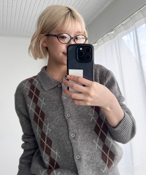 CANAL JEAN(キャナルジーン)の「Dume LIXスリムオーバルアイウェア(サングラス・レディース・ブラウン/クリアブラウン/ブラウン系その他・ONE SIZE)」の5枚目の写真