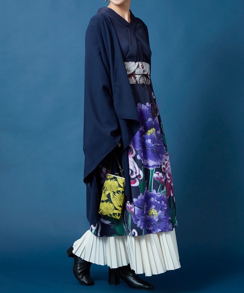 倭物やカヤ(ワモノヤカヤ)の「【倭物やカヤ】花影ふくれ織りがま口ショルダーバッグ(ショルダーバッグ・レディース・ブラウン系その他/シルバー系その他/ゴールド系その他・FREE)」の11枚目の写真