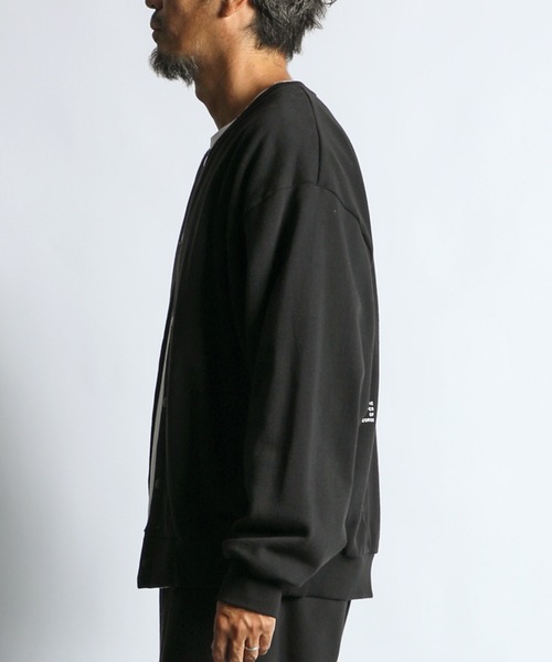 The DUFFER of ST.GEORGE（ザダファーオブセントジョージ）の「【WEB限定アイテム】14oz HEAVY WEIGHT SETUP SWEAT CARDIGAN：14オンス ヘビーウェイト セットアップ スウェットカーディガン（スウェット・メンズ・ブラック/ブラウン/チャコールグレー・SMALL/MEDIUM/LARGE/X-LARGE）」の11枚目の写真