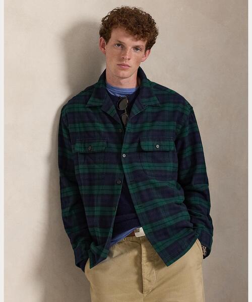 POLO RALPH LAUREN(ポロ ラルフ ローレン)の「チェック ビッグ シャツ(シャツ/ブラウス・メンズ・ブルー・M/L/S/XS)」の1枚目の写真