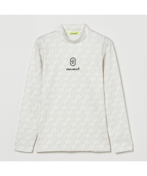 VIVA HEART（ビバハート）の「【VIVA HEART/GOLF】サンテ総柄長袖モック（その他トップス・レディース・ピンク/ネイビー/ブラック/オフホワイト・L/XL/M/S）」の5枚目の写真